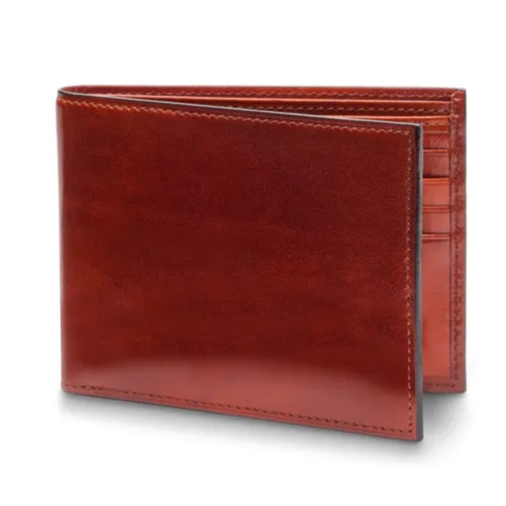 Bosca 8 slot italian leather wallet